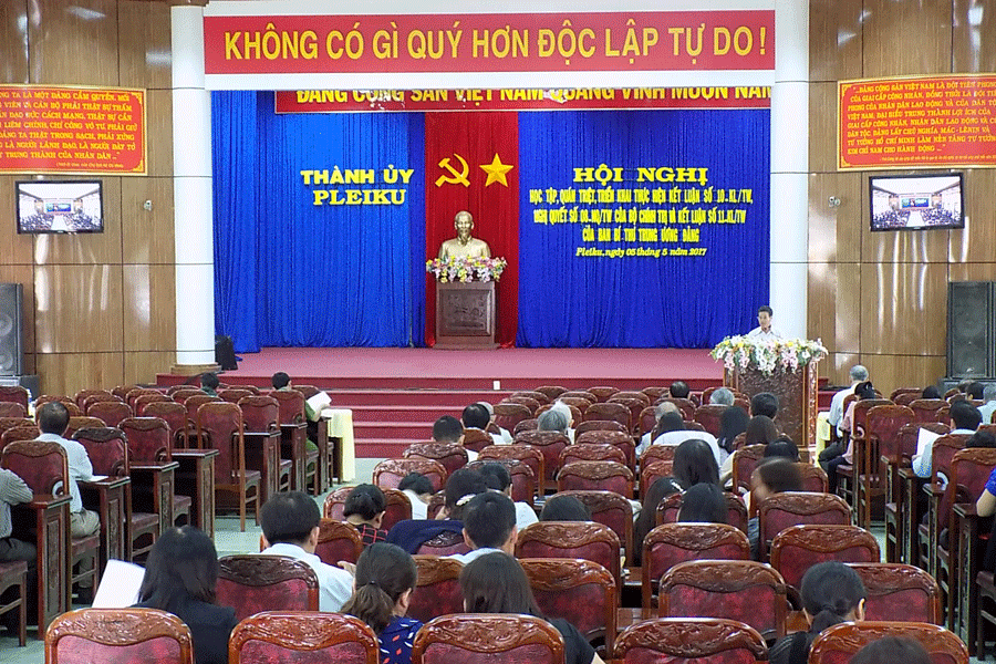 Quang cảnh hội nghị. Ảnh: T.N Toàn cảnh hội nghị. Ảnh: T.N