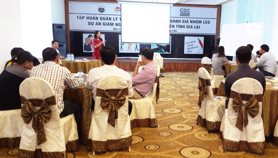 Quang cảnh lớp tập huấn. Ảnh: Đ.Y