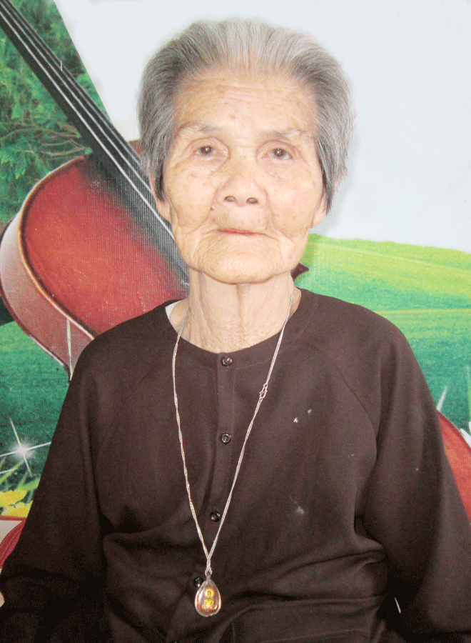 Cụ Trần Thị Trảng. Ảnh: Đ.P