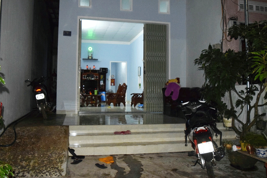 Hiện trường vụ án. Ảnh: L.A Hiện trường vụ án. Ảnh: L.A