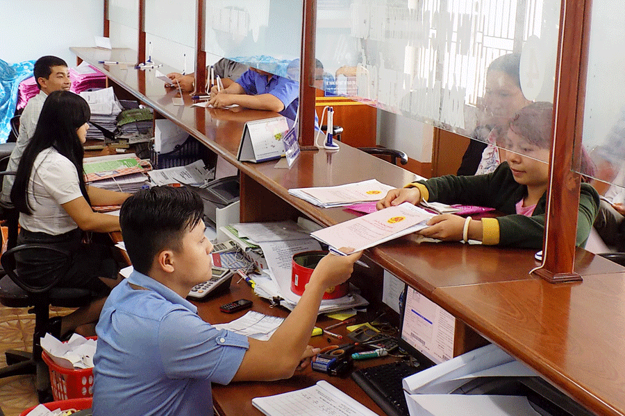 Nâng cao hiệu quả hoạt động tiếp nhận và trả kết quả hành chính. Ảnh: T.N Nâng cao hiệu quả hoạt động tiếp nhận và trả kết quả hành chính. Ảnh: T.N