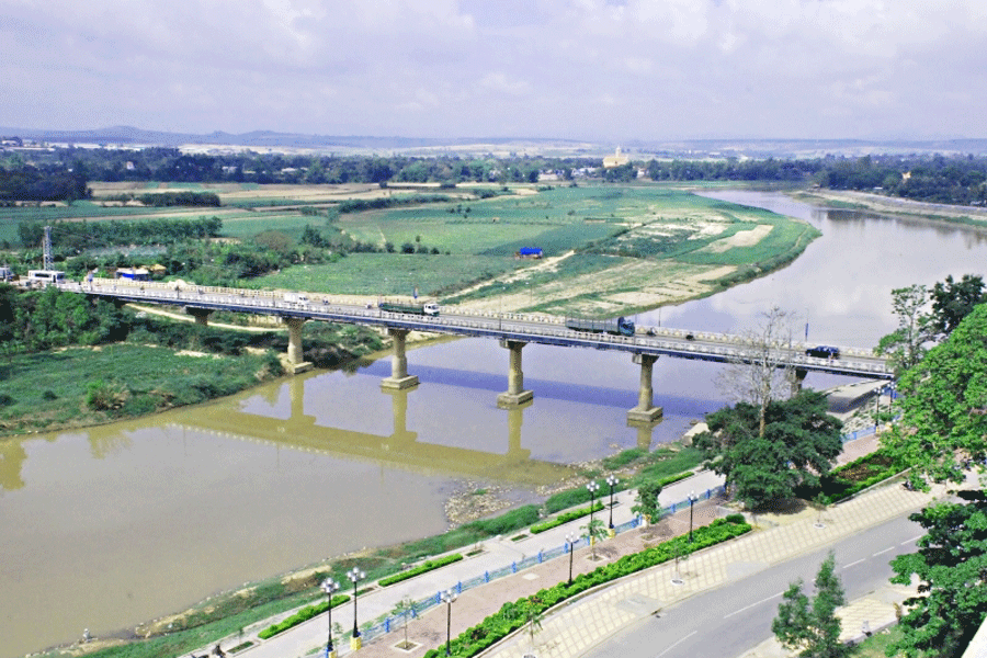 Dòng sông Đak Bla. Ảnh: internet