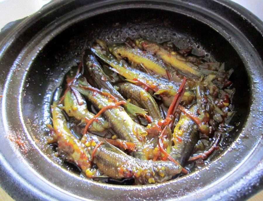 Món cá đá sông Ba kho tộ. Ảnh: Internet
