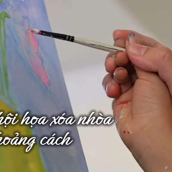 Lớp học không tường: Khi hội họa xóa nhòa mọi khoảng cách