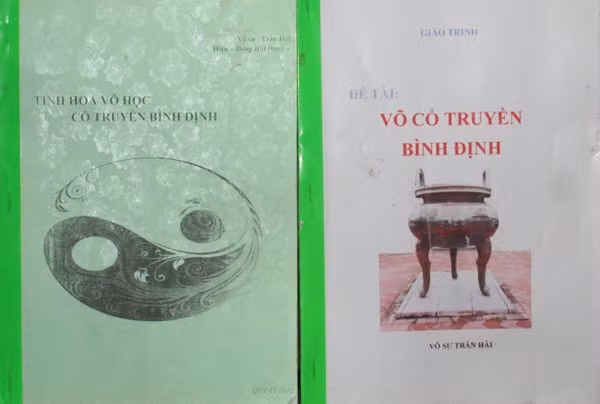 Hai tập tài liệu về võ cổ truyền Bình Định có giá trị cao của Đại võ sư Trần Hải.