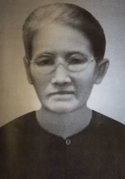 Bà Bùi Thị Thanh - Hội trưởng Hội phụ nữ căn cứ