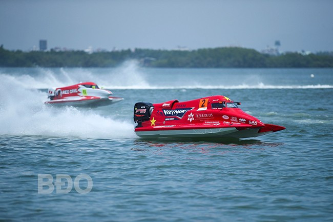 Với việc ra đời Liên đoàn Thuyền máy thể thao Việt Nam, nhiều VĐV sẽ được đào tạo để thành những tay đua chuyên nghiệp, tranh tài ở các giải quốc tế. Ảnh: NGUYỄN DŨNG Với việc ra đời Liên đoàn Thuyền máy thể thao Việt Nam, nhiều VĐV sẽ được đào tạo để thành những tay đua chuyên nghiệp, tranh tài ở các giải quốc tế. Ảnh: NGUYỄN DŨNG