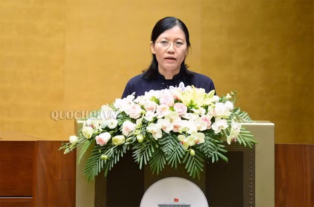 Chủ nhiệm Ủy ban Tư pháp Lê Thị Nga