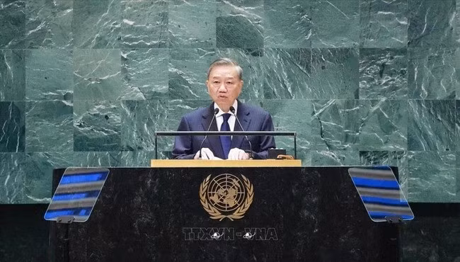 Việc Tổng Bí thư, Chủ tịch nước Tô Lâm tham dự Tuần lễ Cấp cao Đại hội đồng Liên hợp quốc năm nay là một sự kiện hết sức có ý nghĩa. (Ảnh: TTXVN)
