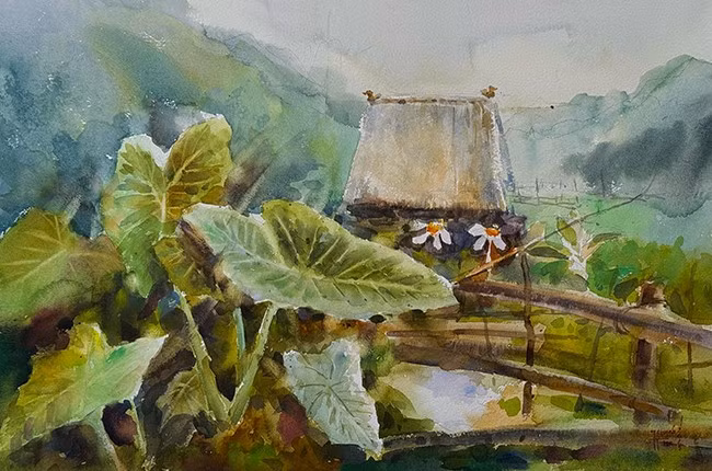 Tranh của họa sĩ HUỲNH HIỀN