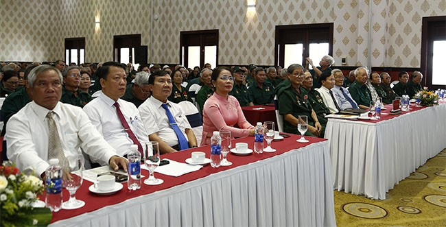 Các đại biểu tham dự buổi gặp mặt. Ảnh: H.P Các đại biểu tham dự buổi gặp mặt. Ảnh: H.P