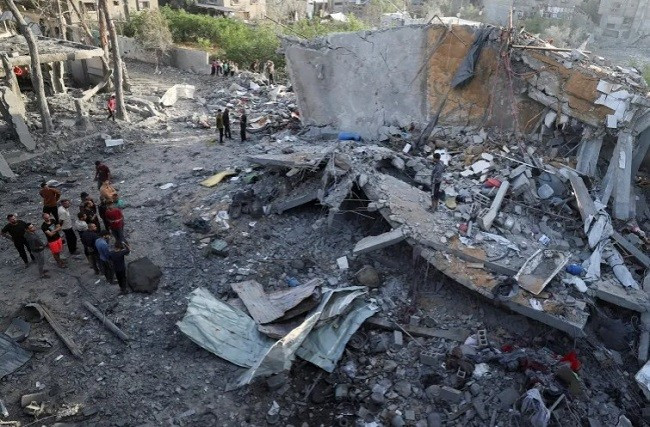 Israel tiếp tục đẩy mạnh tấn công vào Dải Gaza bất chấp đàm phán đang diễn ra. Ảnh: Reuters