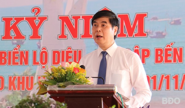Phó Chủ tịch UBND tỉnh Lâm Hải Giang phát biểu. Ảnh: H.THU Phó Chủ tịch UBND tỉnh Lâm Hải Giang phát biểu. Ảnh: H.THU