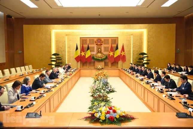 Toàn cảnh cuộc hội kiến. (Ảnh: Như Ý)