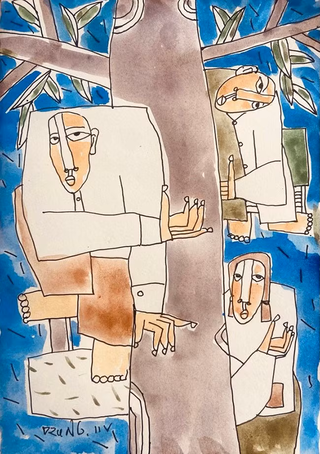 Tranh của họa sĩ TRƯƠNG ĐÌNH DUNG Tranh của họa sĩ TRƯƠNG ĐÌNH DUNG