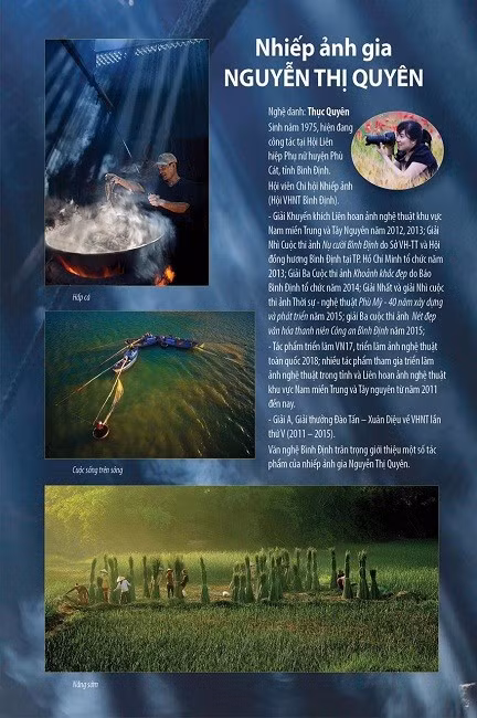 Triển lãm ảnh của nghệ sĩ nhiếp ảnh Nguyễn Thị Quyên với chủ đề “Cảm xúc quê hương” lần thứ I sẽ khai mạc vào chiều 21.12.