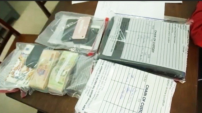 Tang vật thu giữ