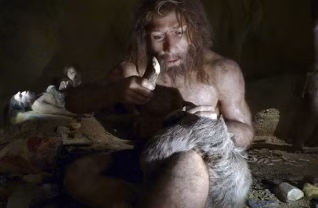 Hình minh họa cuộc sống của người Neanderthal trong hang đá. Ảnh: Discovery. Hình minh họa cuộc sống của người Neanderthal trong hang đá. Ảnh: Discovery.