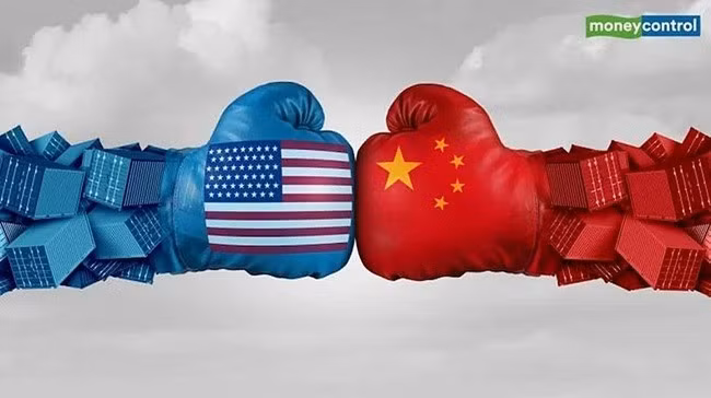 Cuộc chiến thương mại Mỹ - Trung. Ảnh: Money control.