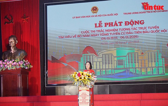 Bà Nguyễn Thị Thanh, Ủy viên Ban Chấp hành Trung ương Đảng, Phó Chủ tịch Quốc hội nước Cộng hòa xã hội chủ nghĩa Việt Nam phát biểu chỉ đạo. Bà Nguyễn Thị Thanh, Ủy viên Ban Chấp hành Trung ương Đảng, Phó Chủ tịch Quốc hội nước Cộng hòa xã hội chủ nghĩa Việt Nam phát biểu chỉ đạo.