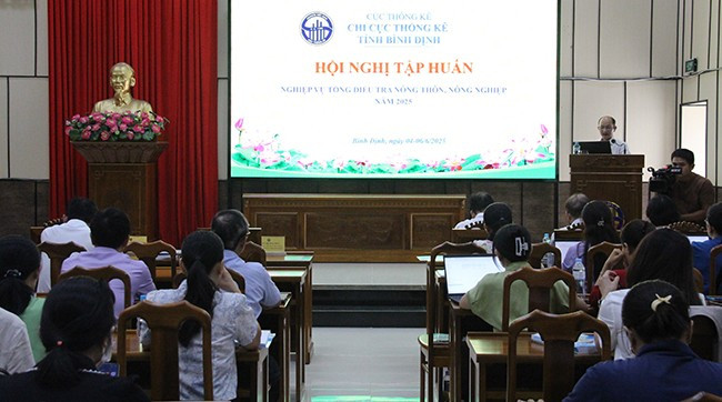Quang cảnh Hội nghị tập huấn nghiệp vụ Tổng điều tra nông thôn, nông nghiệp năm 2025. Ảnh: TRỌNG LỢI Quang cảnh Hội nghị tập huấn nghiệp vụ Tổng điều tra nông thôn, nông nghiệp năm 2025. Ảnh: TRỌNG LỢI