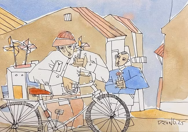 Tranh của họa sĩ TRƯƠNG ĐÌNH DUNG Tranh của họa sĩ TRƯƠNG ĐÌNH DUNG