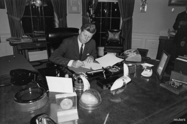 Cựu Tổng thống John F. Kennedy. Ảnh: Reuters Cựu Tổng thống John F. Kennedy. Ảnh: Reuters