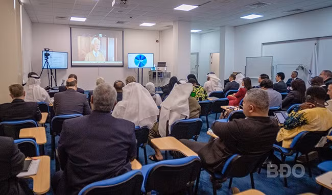 GS Trần Thanh Vân phát biểu. Ảnh: ICISE