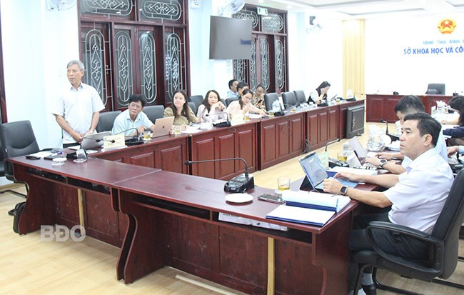 Quang cảnh nghiệm thu nhiệm vụ. Ảnh: TRỌNG LỢI Quang cảnh nghiệm thu nhiệm vụ. Ảnh: TRỌNG LỢI