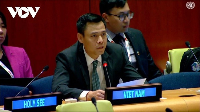 Đại sứ Đặng Hoàng Giang phát biểu tại sự kiện.