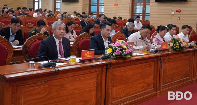 Các đại biểu tham dự Hội nghị. Ảnh: N. HÂN Các đại biểu tham dự Hội nghị. Ảnh: N. HÂN