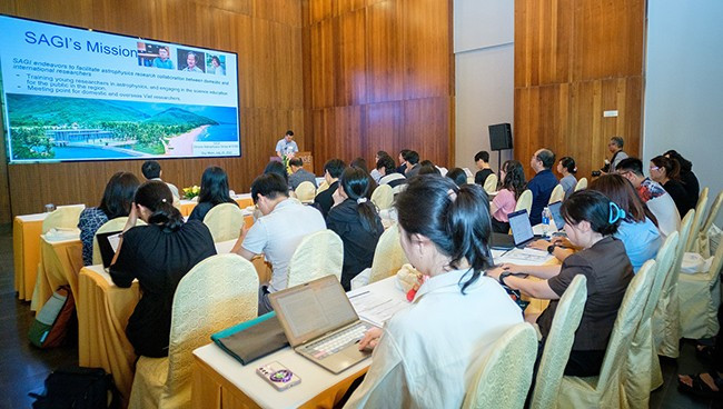 Quang cảnh Hội thảo Vật lý Thiên văn SAGI 2025. Ảnh: ICISE Quang cảnh Hội thảo Vật lý Thiên văn SAGI 2025. Ảnh: ICISE