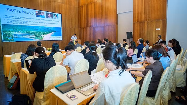 Quang cảnh Hội thảo Vật lý Thiên văn SAGI 2025. Ảnh: ICISE