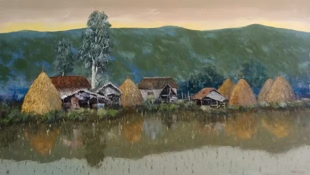 Tranh của họa sĩ NGUYỄN TẤN VĨ