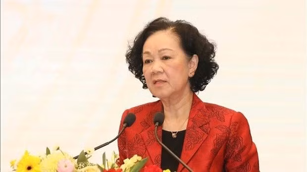 Bà Trương Thị Mai - Thường trực Ban Bí thư. Ảnh: TTXVN