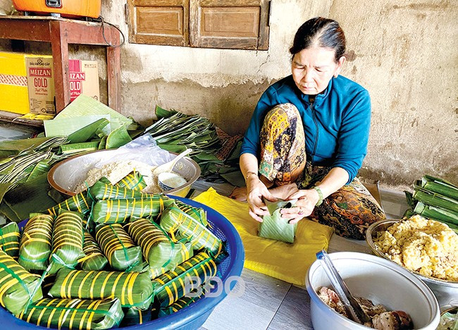 Nghề làm bánh chưng trên đất Bình Định ảnh 3