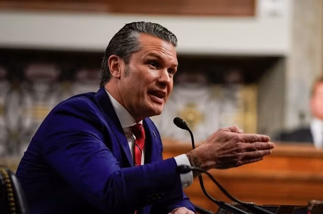 Bộ trưởng Quốc phòng Mỹ Pete Hegseth. Ảnh: Reuters