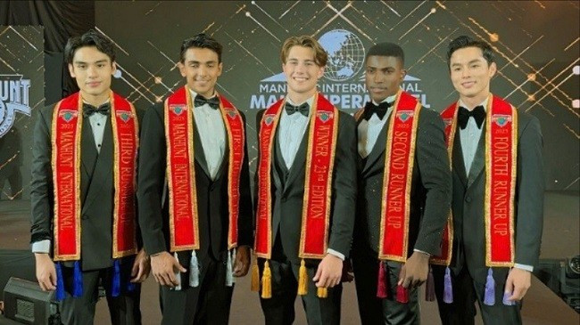 Top 5 Manhunt International 2025. (Ảnh: BTC) Top 5 Manhunt International 2025. (Ảnh: BTC)