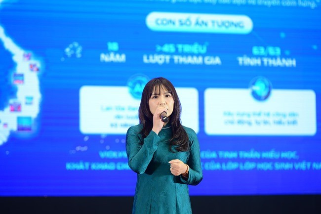 Bà Nguyễn Thị Ngọc - Giám đốc chương trình Violympic, FPT IS, Tập đoàn FPT Bà Nguyễn Thị Ngọc - Giám đốc chương trình Violympic, FPT IS, Tập đoàn FPT