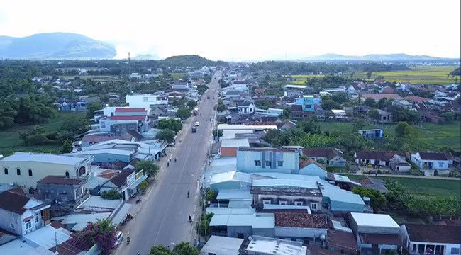 Xã Nhơn Thọ phấn đấu đến năm 2023 sẽ đủ tiêu chuẩn trở thành phường. Ảnh: THANH MINH