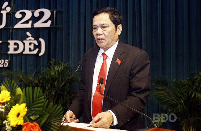 ĐB HĐND tỉnh Trần Cang - Chủ nhiệm Ủy ban Kiểm tra Tỉnh ủy, Trưởng ban Kiểm phiếu, quán triệt quy trình bầu bổ sung Ủy viên UBND tỉnh nhiệm kỳ 2021-2026. ĐB HĐND tỉnh Trần Cang - Chủ nhiệm Ủy ban Kiểm tra Tỉnh ủy, Trưởng ban Kiểm phiếu, quán triệt quy trình bầu bổ sung Ủy viên UBND tỉnh nhiệm kỳ 2021-2026.