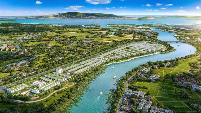 Phối cảnh tổng thể khuôn viên toàn dự án Quy Nhơn Iconic. Ảnh: Realty Holdings Phối cảnh tổng thể khuôn viên toàn dự án Quy Nhơn Iconic. Ảnh: Realty Holdings