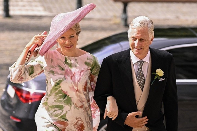 Nhà vua Vương quốc Bỉ Philippe và Hoàng hậu Mathilde. (Ảnh: Belga News Agency)