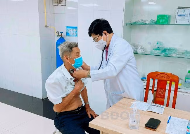 BVĐK Thu Phúc được nâng cấp từ Phòng khám đa khoa Thu Phúc. Ảnh: T. KHUY