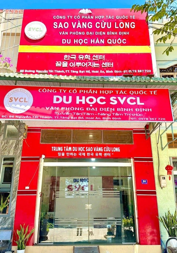 Công ty Cổ phần Hợp tác quốc tế Sao Vàng Cửu Long - Văn phòng đại diện tại Bình Định