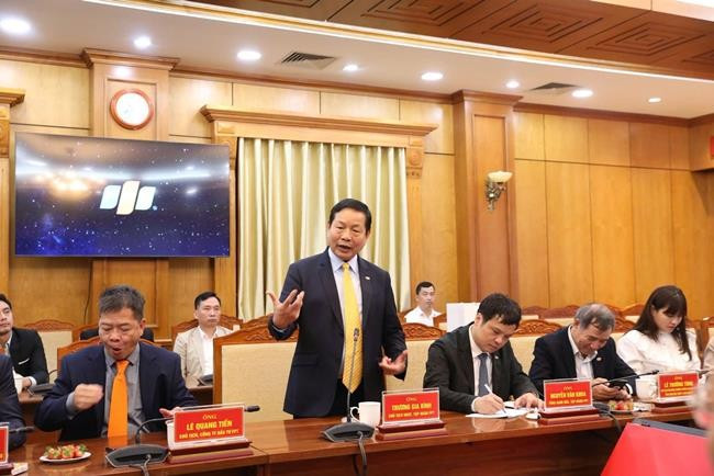 Ông Trương Gia Bình - Chủ tịch HĐQT Tập đoàn FPT phát biểu tại sự kiện. Ảnh: FPT.