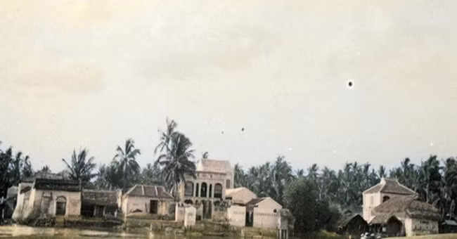 Nhà ở tại phố Tân Quan hồi đầu thế kỷ XX.