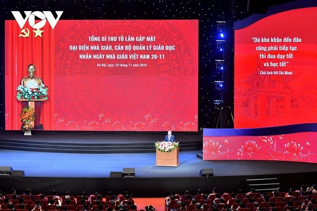 Tổng Bí thư Tô Lâm phát biểu tại buổi gặp mặt Tổng Bí thư Tô Lâm phát biểu tại buổi gặp mặt