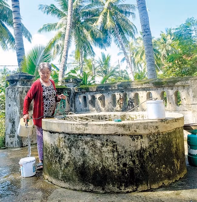 Giếng Truông được người dân địa phương gìn giữ. Ảnh: NGỌC NHUẬN Giếng Truông được người dân địa phương gìn giữ. Ảnh: NGỌC NHUẬN