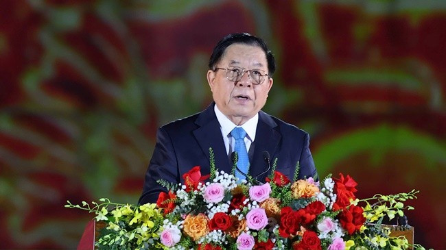 Đồng chí Nguyễn Trọng Nghĩa - Ủy viên Bộ Chính trị, Bí thư Trung ương Đảng, Trưởng Ban Tuyên giáo và Dân vận Trung ương, phát biểu tại lễ kỷ niệm. Ảnh: NGUYỄN DŨNG Đồng chí Nguyễn Trọng Nghĩa - Ủy viên Bộ Chính trị, Bí thư Trung ương Đảng, Trưởng Ban Tuyên giáo và Dân vận Trung ương, phát biểu tại lễ kỷ niệm. Ảnh: NGUYỄN DŨNG